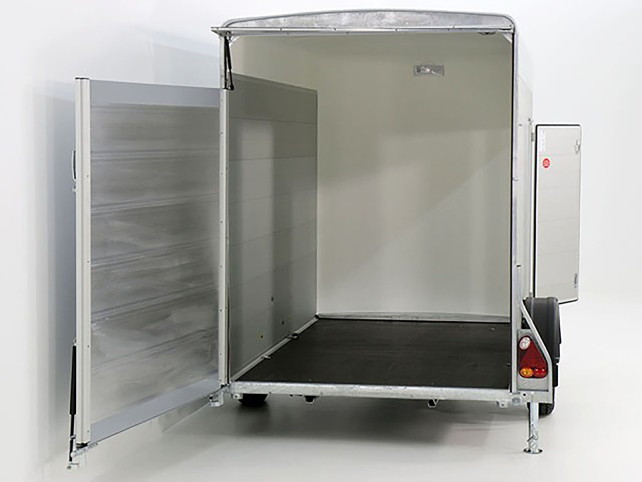 Debon Remolque cerrado C300 148x295cm H:190cm 1,3t, Alu, Polybug, Puerta-Nuevo - Imagen 8