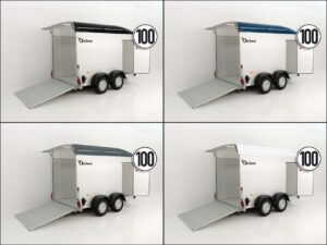 Debon Remolque cerrado C500 164x300cm H:200cm 2,6t, Alu, Polybug, Puerta-Nuevo