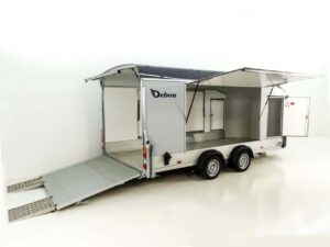 Debon Remolque cerrado Roadster C1000 200x500x200cm 3,5t gris-Nuevo