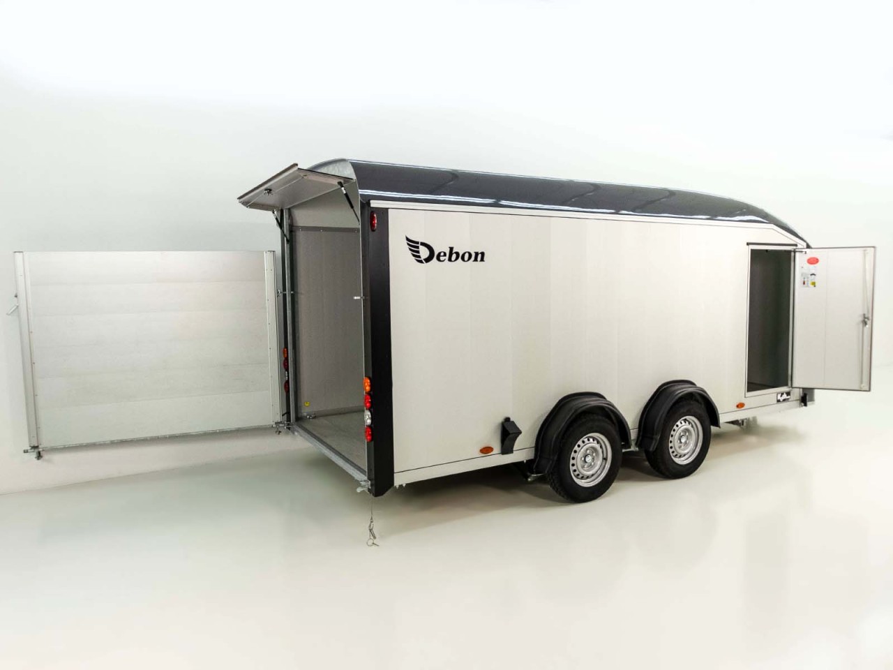 Debon Remolque cerrado Roadster Alu C900 202x495x200cm 3,5t gris-Nuevo - Imagen 2