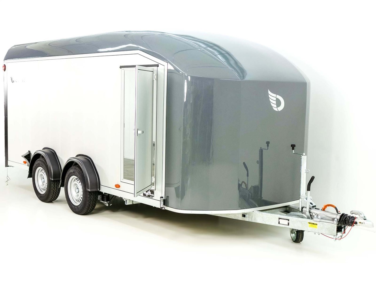 Debon Remolque cerrado Roadster Alu C900 202x495x200cm 3,5t gris-Nuevo - Imagen 3
