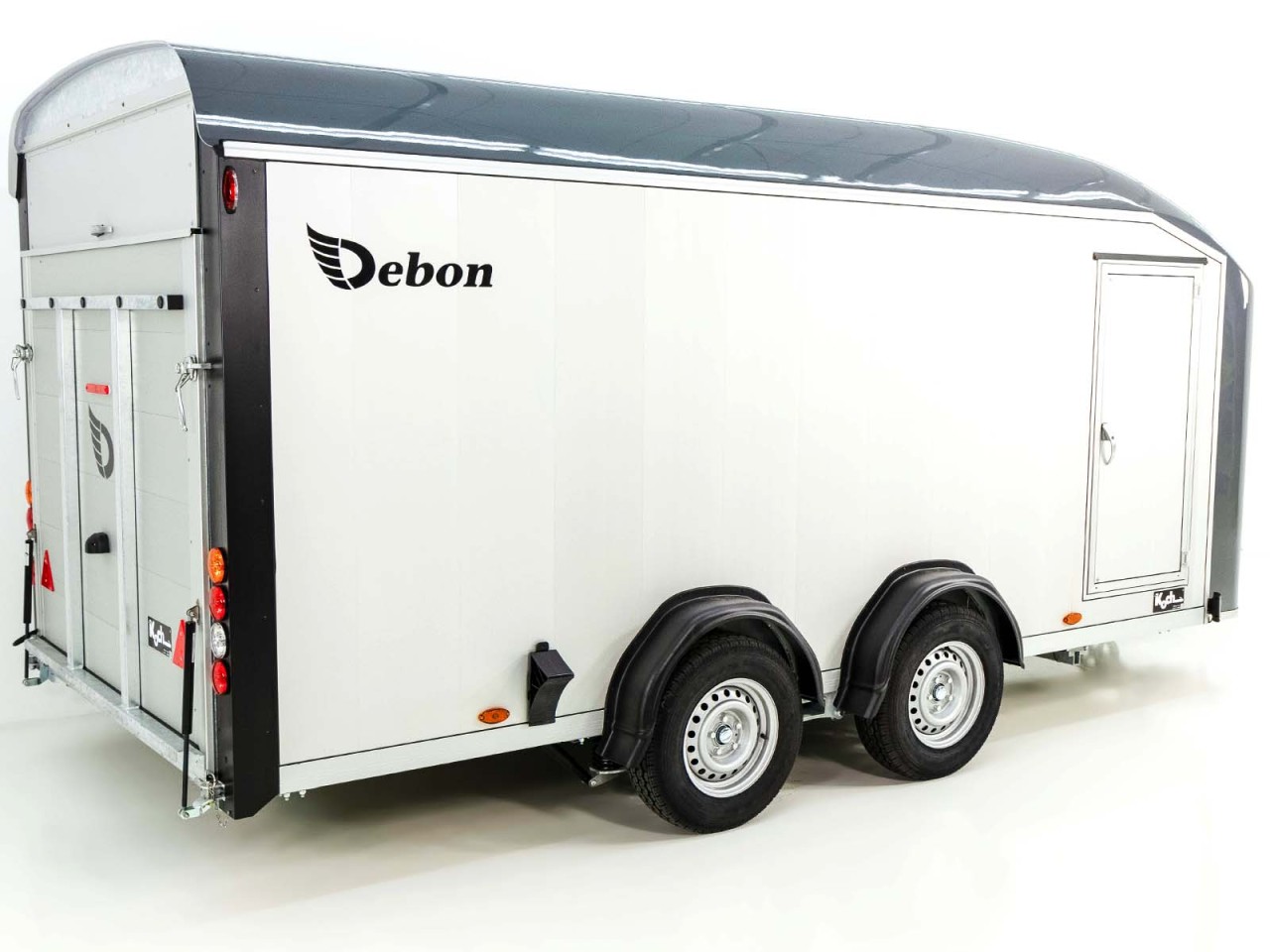 Debon Remolque cerrado Roadster Alu C900 202x495x200cm 3,5t gris-Nuevo - Imagen 5