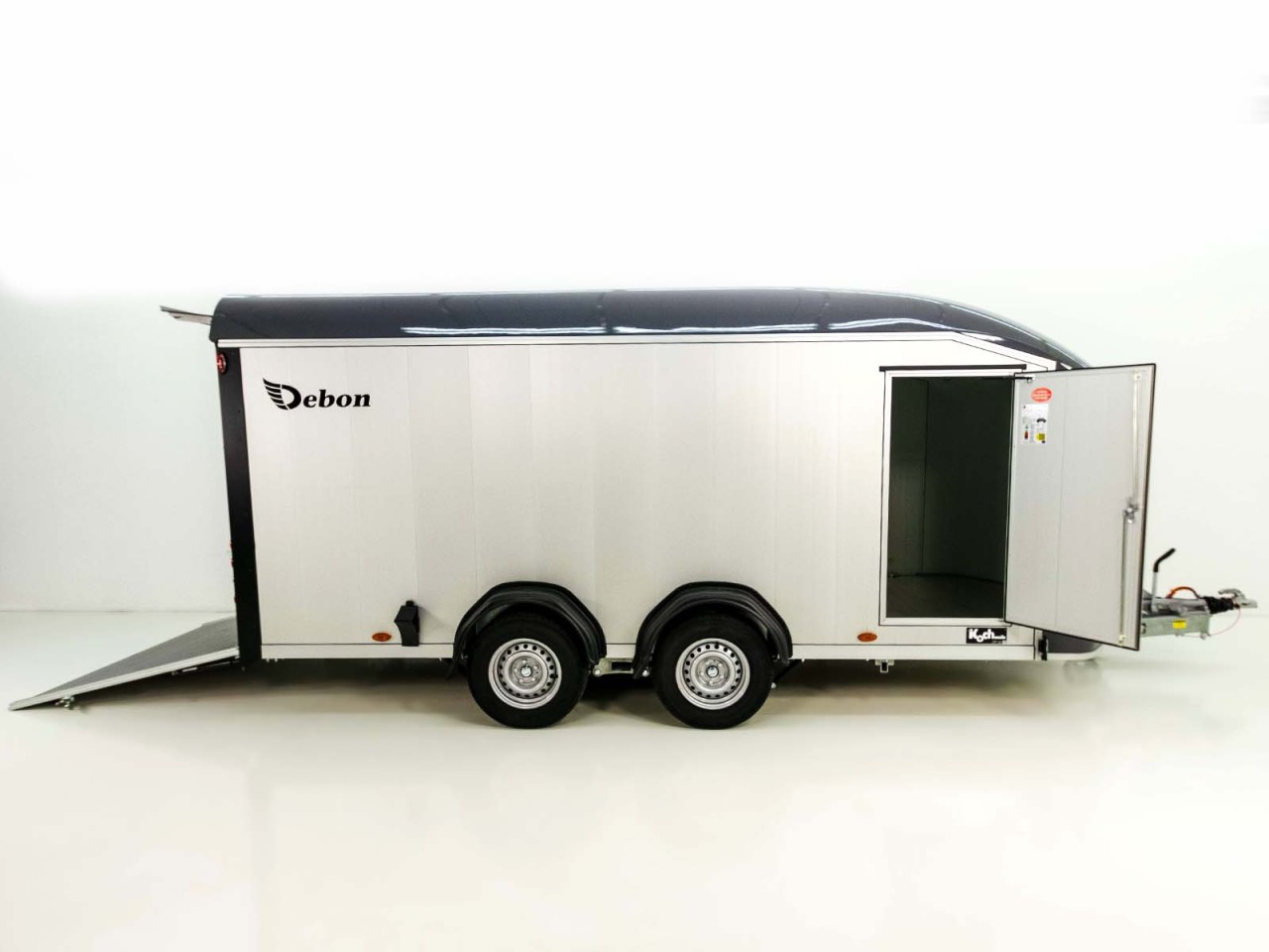 Debon Remolque cerrado Roadster Alu C900 202x495x200cm 3,5t gris-Nuevo - Imagen 8