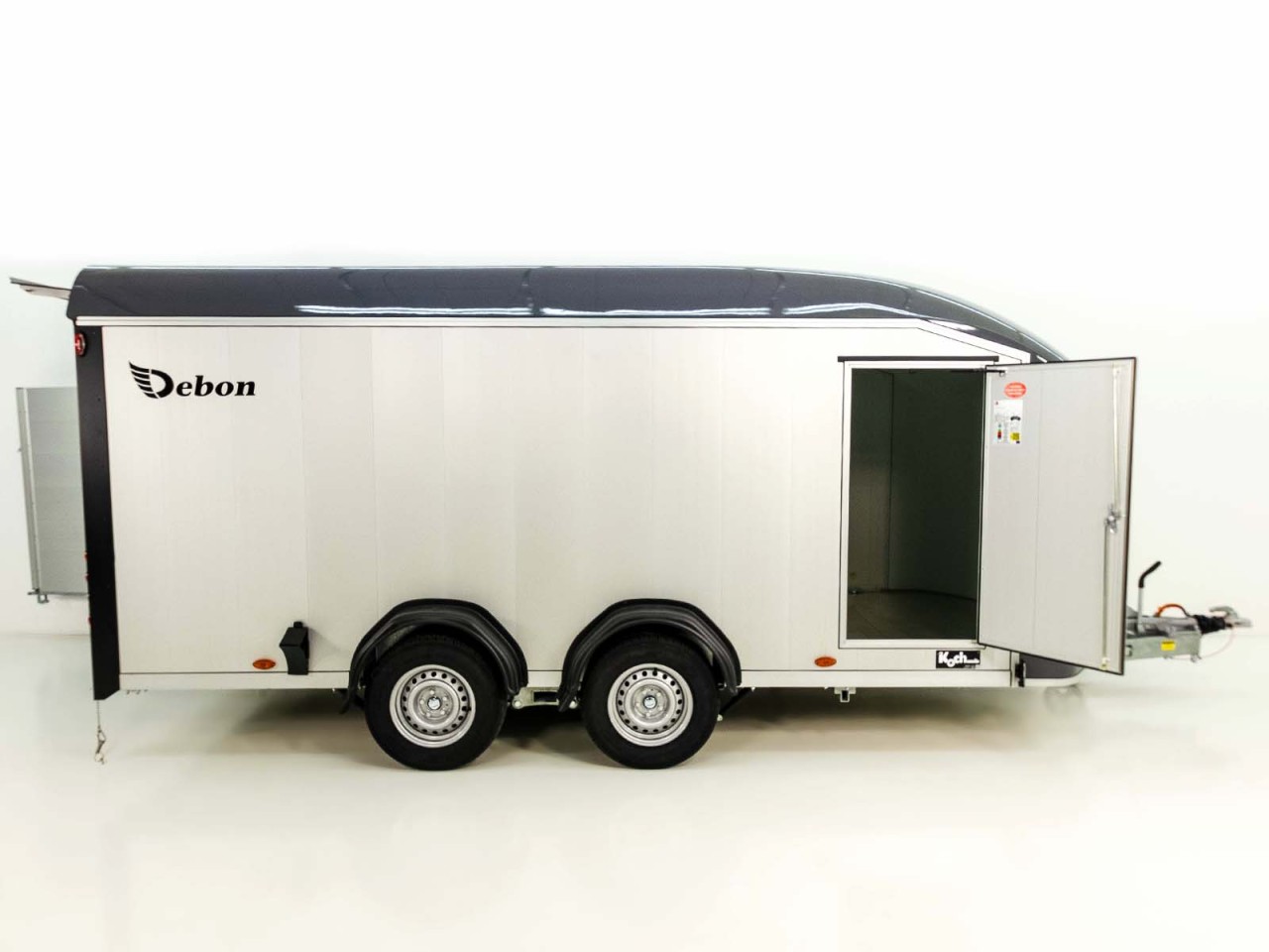 Debon Remolque cerrado Roadster Alu C900 202x495x200cm 3,5t gris-Nuevo - Imagen 9