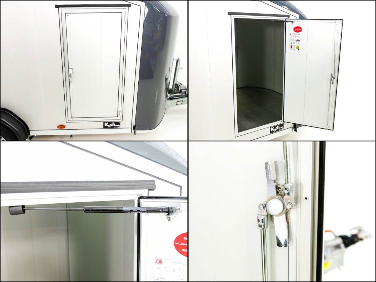 Debon Remolque cerrado Roadster Alu C900 202x495x200cm 3,5t gris-Nuevo - Imagen 12