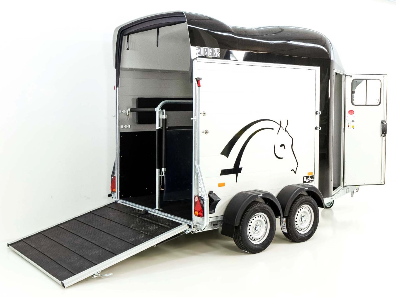 Cheval Liberte Remolque para caballos GOLD Origins, negro-Nuevo - Imagen 3