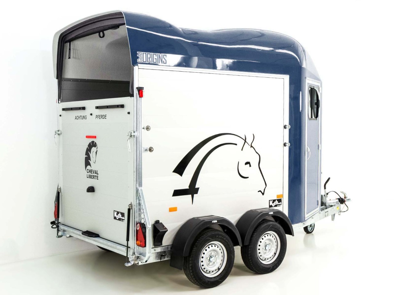 Cheval Liberte Remolque para caballos GOLD Origins, azul-Nuevo - Imagen 4