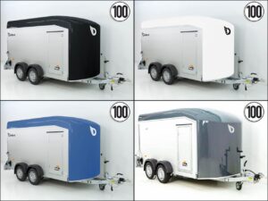 Debon Remolque cerrado Roadster Alu C700 179×378 H201 2,6t, Alu, Polybug, Puerta-Nuevo