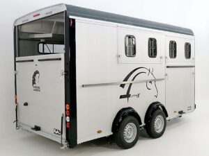 Cheval Liberte Remolque para caballos Maxi 4, 4 Caballos, Pullman-Tren de rodaje, 100km/h, gris-Nuevo