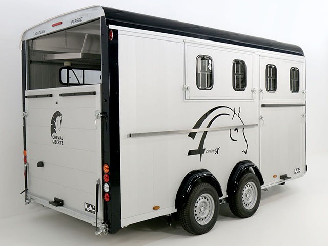 Cheval Liberte Remolque para caballos Maxi 4, 4 Caballos, Pullman-Tren de rodaje, 100km/h, negro-Nuevo