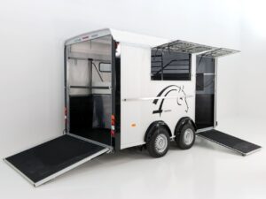 Cheval Liberte Remolque para caballos Maxi 3, 3 Caballos, Tren Pullmann 2, blanco-Nuevo