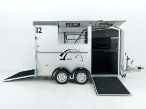 Cheval Liberte Remolque para caballos MAXI 2, gris-Nuevo
