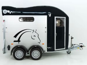 Cheval Liberte Remolque para caballos GOLD 3, Premium Pullman 2, Guadarnés, negro-Nuevo