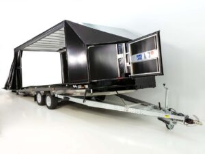 Moetefindt Remolque para transporte de coches Lona FTP235 235x550cm 3,5t Altura:180cm-Nuevo