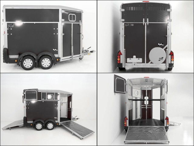 Ifor Williams Remolque para caballos HB511-antracita-Salida frontal-Nuevo - Imagen 13