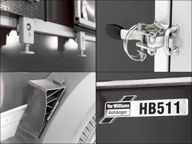 Ifor Williams Remolque para caballos HB511-antracita-Salida frontal-Nuevo - Imagen 16