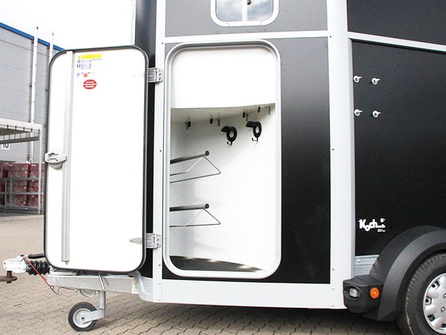 Ifor Williams Remolque para caballos HB506-Guadarnés-negro-Nuevo - Imagen 8